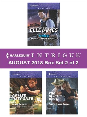 cover image of Harlequin Intrigue August 2018--Box Set 2 of 2